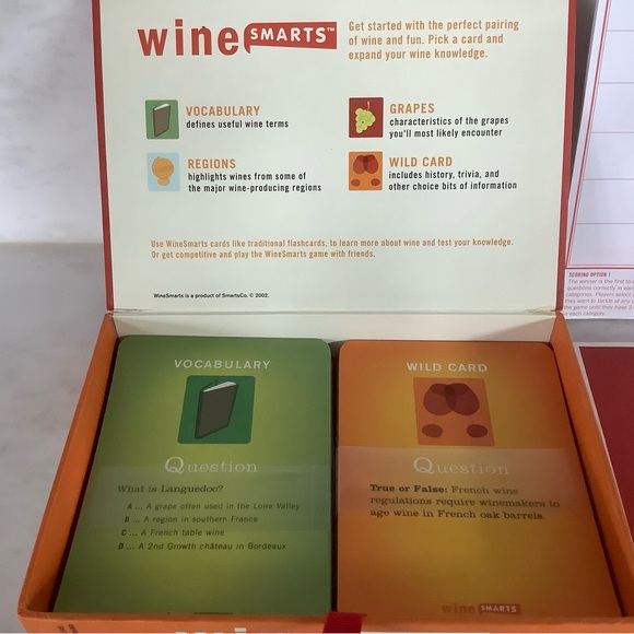 WineSmarts Question & Answer Card Game - Picture 4 of 7